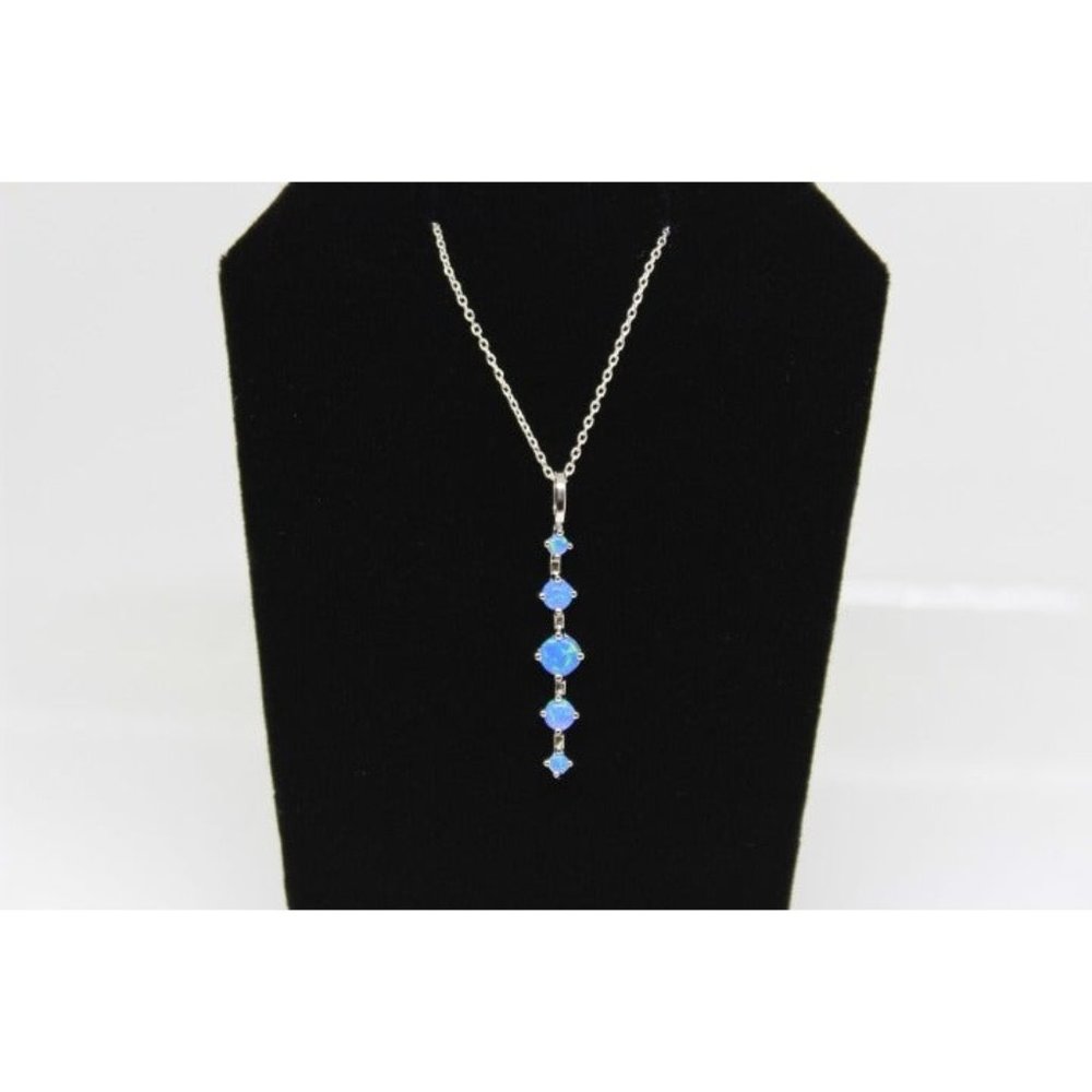 Silver and Opal Pendant